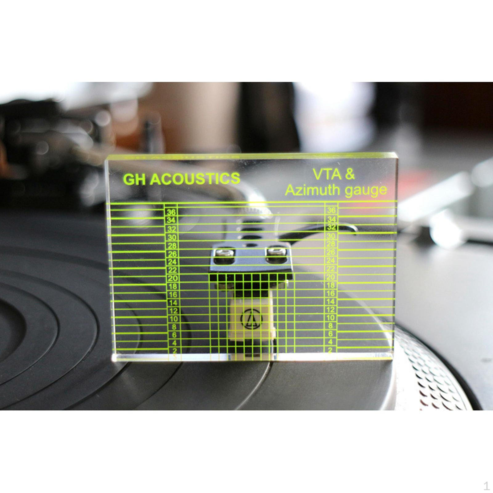 

Азимутальная линейка VTA, прозрачный акрил LP, проигрыватель, рычаг, выравнивание