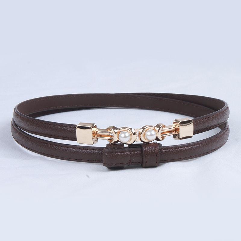Beautifully Pearl Crafted Elastic Waist Belt For Women In Timeless Choices Color