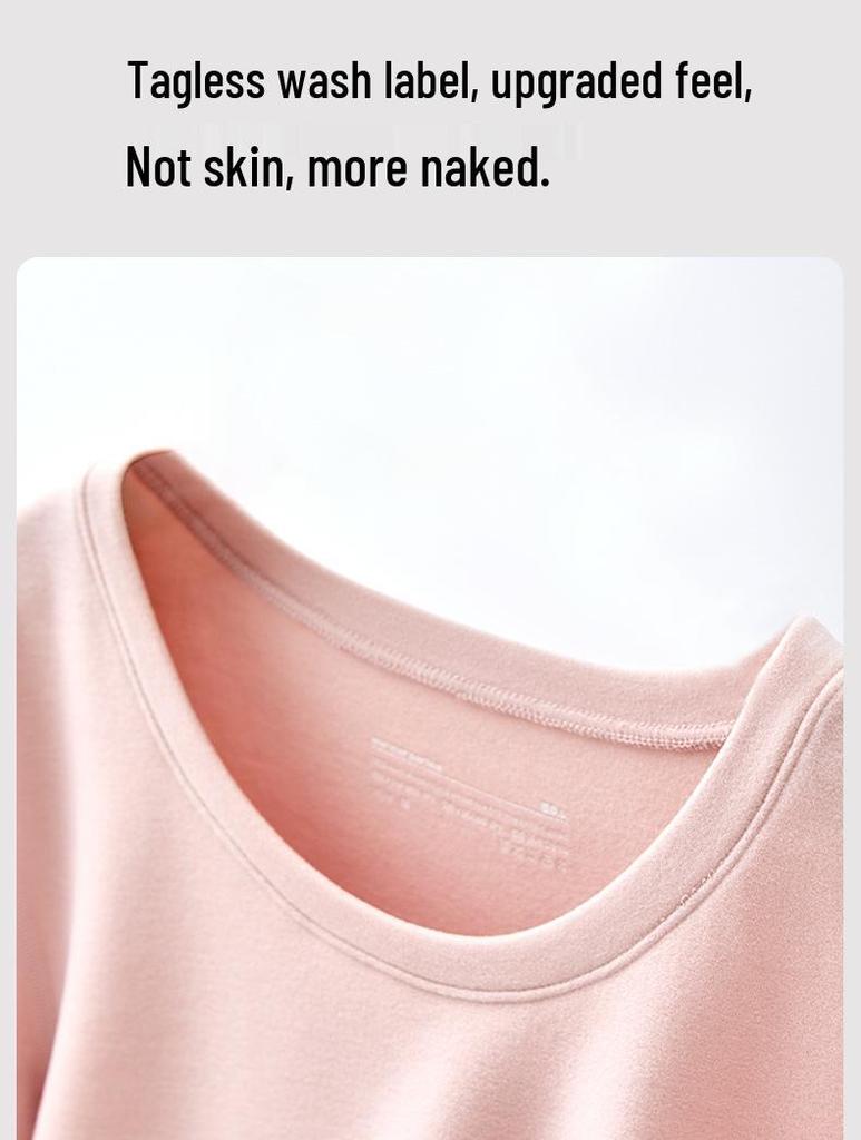 Women's Extra Thick Fleece-Lined Acrylic Thermal Base Layer Top