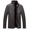 Autumn and Winter Men's Leather Jacket Fashion Enlarged Stand-up Collar Inner Velvet Leather Jacket Men's Jacket Men's Leather Jacket