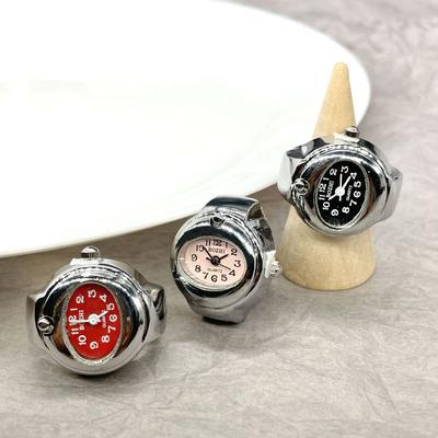Individuality Women's Ring Watch for Women Men Unique Design Lady Stretchy Finger Rings Watches
