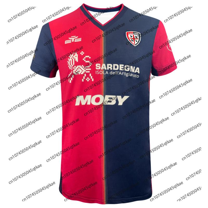 ETST29 Cagliari Calcio Derde 25/26 Voetbalshirt Zomer Man Vrouw Sport Comfort Ademend Sport T-shirt Oversized 3D Modekleding XL