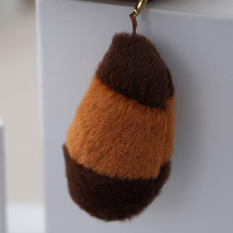 Adorable Brown Plush Panda Toy For Girls Perfect For Gifts And Bag Accessories