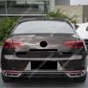 For Volkswagen Passat B8.5 2019 2020 2021 2022 2023 Rear Bumper Silver Plating Decorative Strip Spoiler Splitter BodyKits Tuning