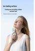 2026 Handheld USB Fan: Portable, 100-Speed, Strong Wind, Ice Pack, Digital Display