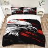 3pcs Eagle Head Duvet Cover Set -Includes 1 Duvet Cover and 2 Pillowcases, No Quilt Core, All-Season Home Decor  Yy251111180