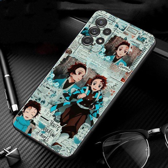 Husa Anime Demon Slayer Kimetsu pentru Samsung Galaxy A51 A71 A01 A11 A21 A21s A31 A41 A72 A52 A42 A32 A22 A12 A02 A02s F42 Shell