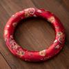 Brocade Sound Kupfer Aus Matte Donut Form Holzfisch Untersetzer Klangschalen Matte Yoga