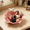 Multipurpose Dim Sum Tray Bird Design Jewelry Holder Case Soap Dish Flower Storage Dish Home Decor
