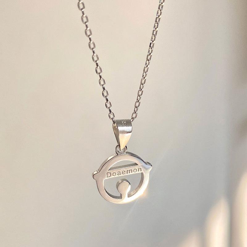 

Ожерелье Dingdang Cat Dingdang, симпатичное, с мультяшной цепочкой на ключице, нишевый дизайн, милый японский стиль