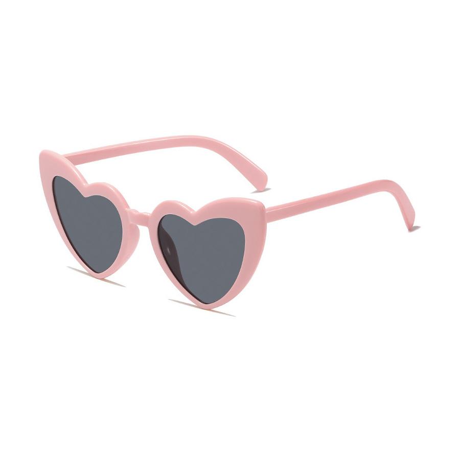 Heart Multicolor Fashion Women Sunglasses Cute Holiday Party Summer Beach Glasses
