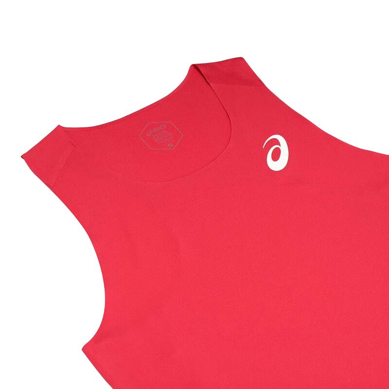 Asics Elite Professional Team Comfortable Quick-Dry Breathable Vest Women tops Red 2012C711-600