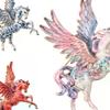1pc Beautiful Enamel Flying Horse Brooch - Big Wings Elf Animal Unisex Brooch Pins For Women Men Party Office Creative Gift