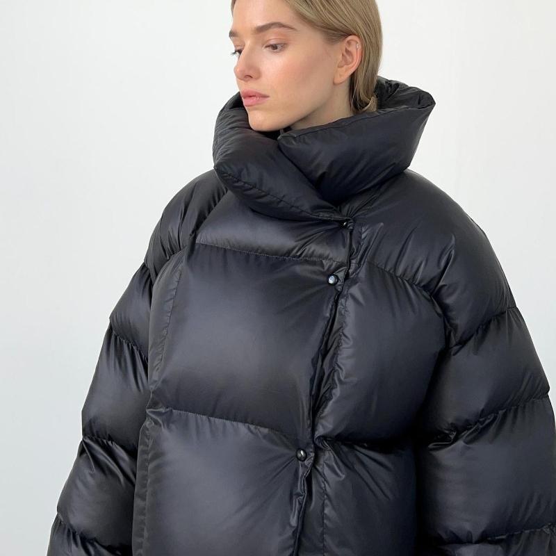 EastRogue European and N Cotton-padded Jacket Winter Women's Bread Coat Cotton-padded Jacket Fashion Style Personality Street Short Hooded Coat