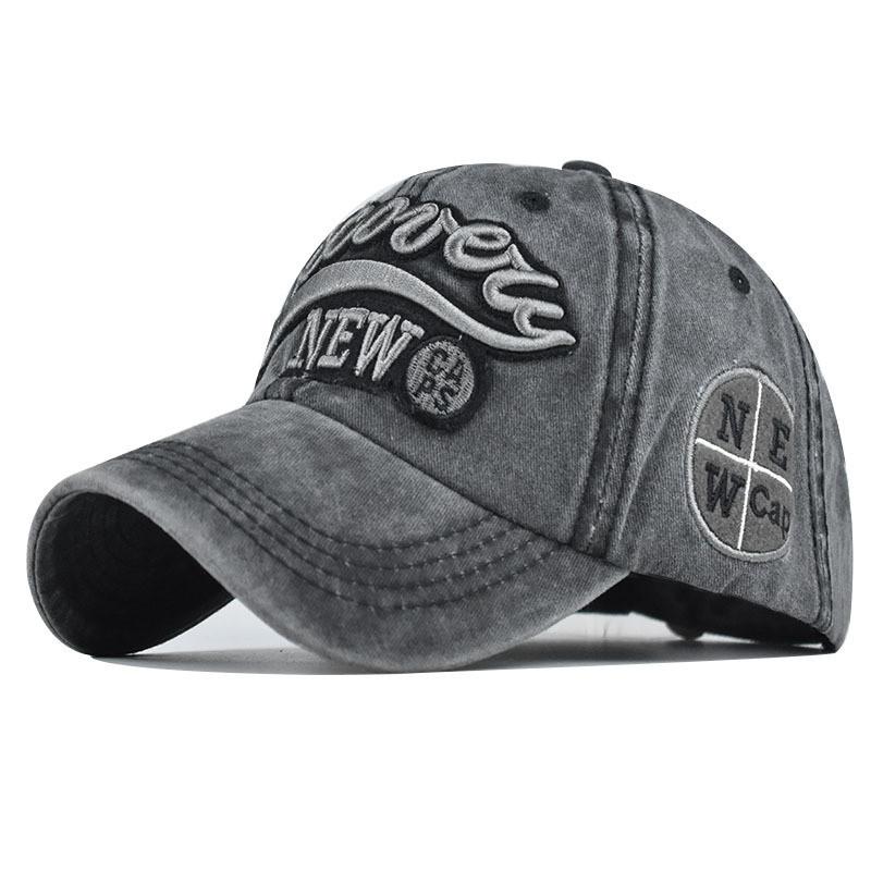 Large Letter Cap 3d Embroidered Baseball Cap Highend Pure Cotton