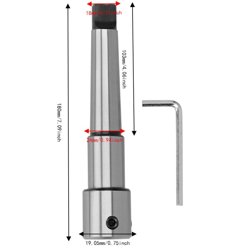 3/4 Inch Annular Cutter Arbor 19.05mm Drill Chuck Arbor Morse Taper Adapter For Magnetic Drill