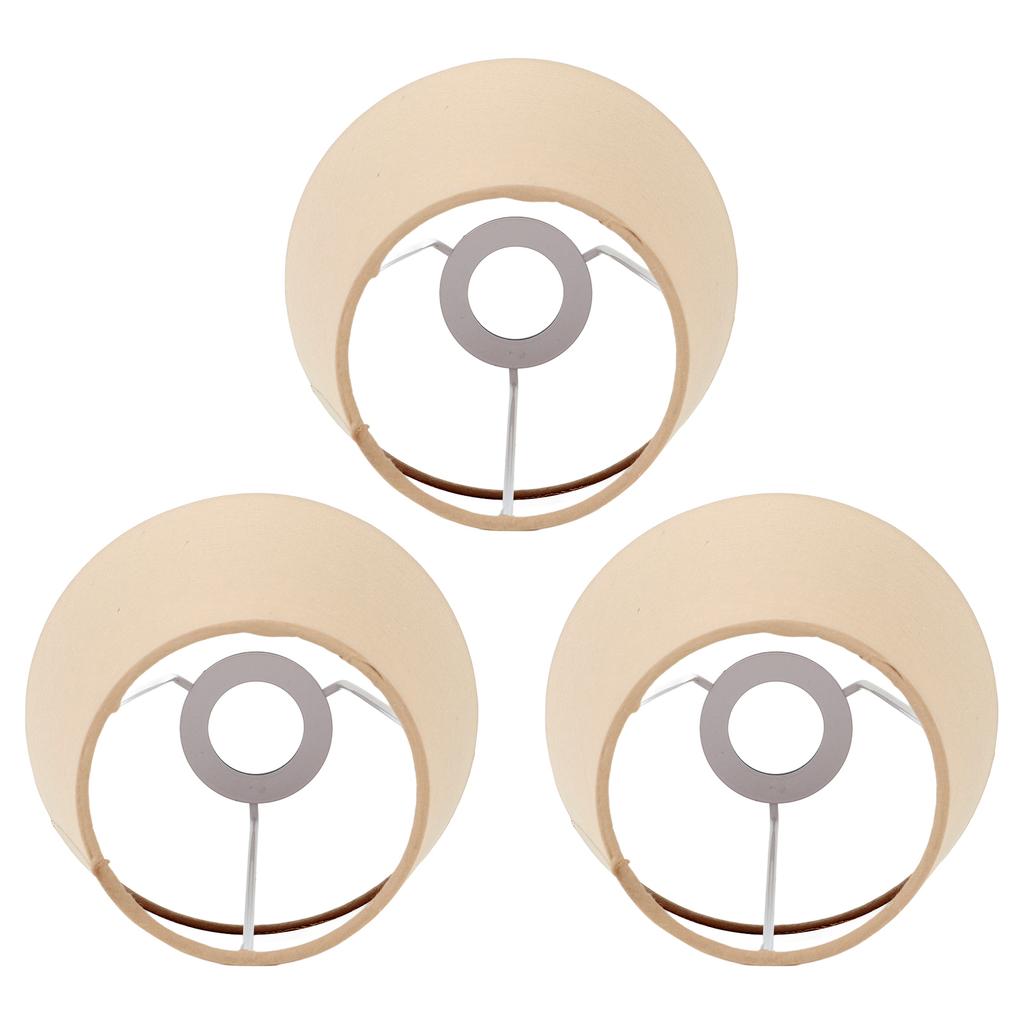 3pcs Cloth Fabric Lampshade Innovative E14 Intervention Type Modern Fabric Lampshade Dust Cover for
