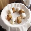 MENGTING Reusable Cotton Steamer Cloth (5-Pack)