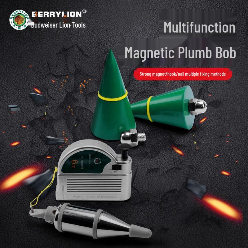 Berry Lion Magnetic Plumb Bob