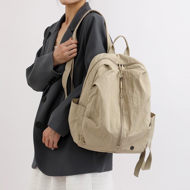 Backpack Women's Lightweight Large Capacity Nylon Backpack Travel Bag