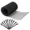 1 Roll Anti-clogging Gutter Guard Flexible PP Multifunctional Drain Protector Adjustable Mesh Netting for Home