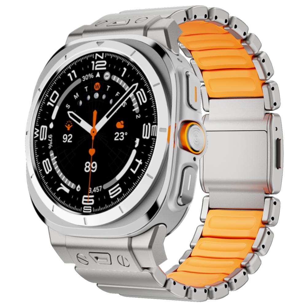 Luxus-Titan-Armband für Samsung Galaxy Watch Ultra 2025 Metall-Uhrenarmband für SAMSUNG GALAXY WATCH ULTRA 47MM 2024 Zubehör