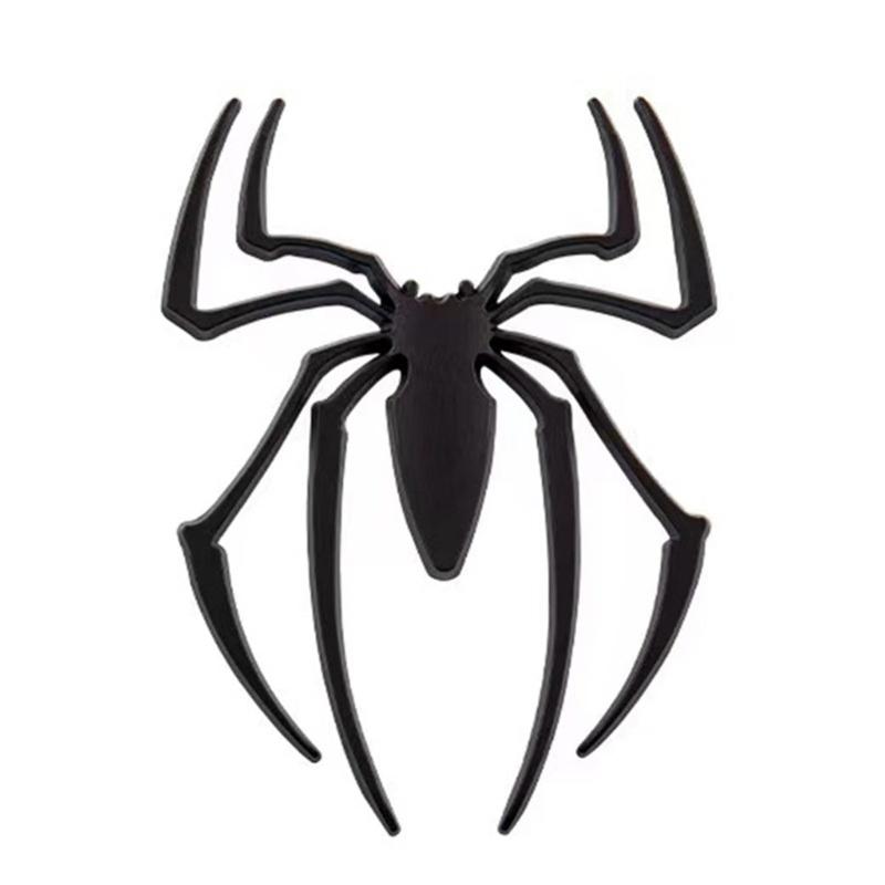 Metal Spiders Decal 3D Spiders Badge for Vehicle Truck Unversal Sticker Decal Exterior Decoration Emblems Badges Sticker