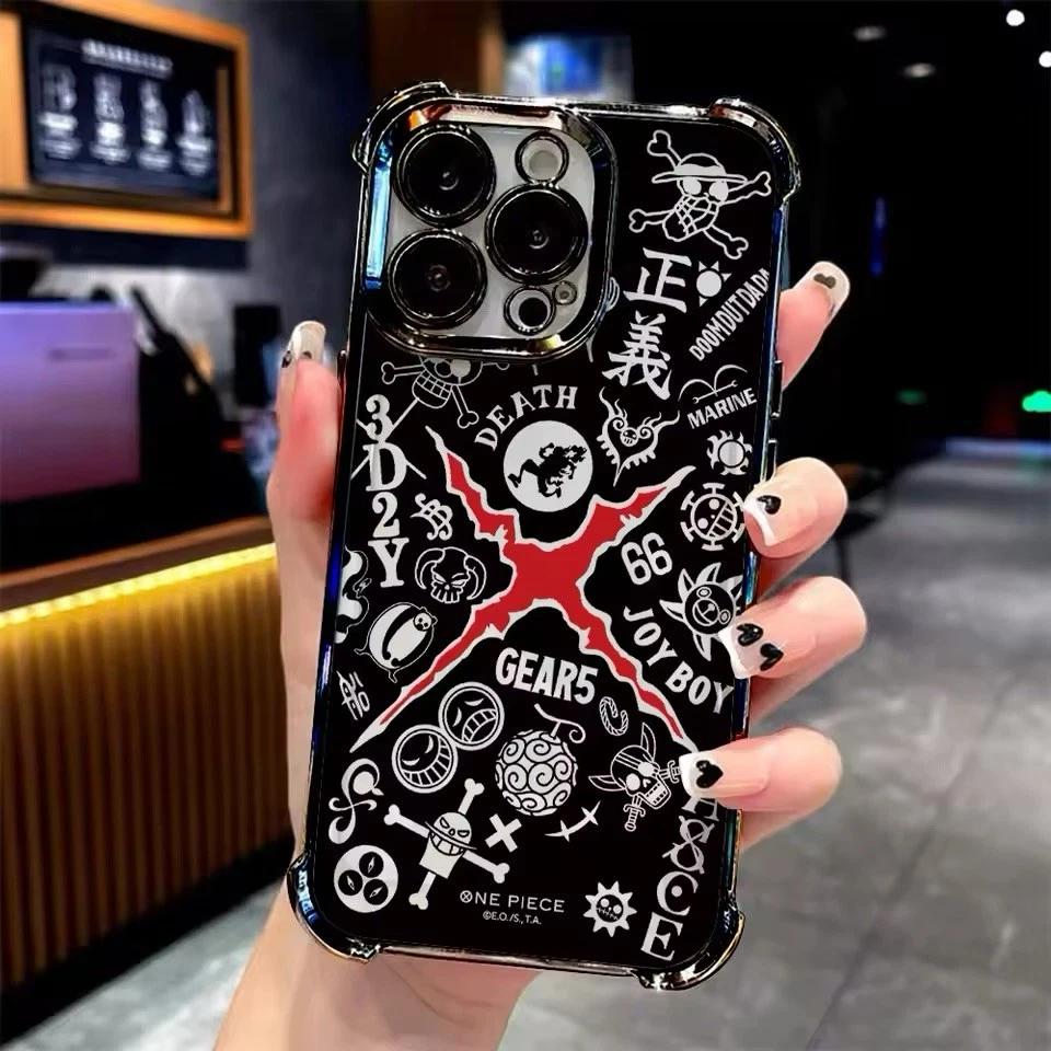 Anime Ones Pieces Phone Case For Samsung S26 S25 S24 S23 S22 S21 S20 FE Note20 Edge Plus Ultra 4G 5G Anti Fall Airbag