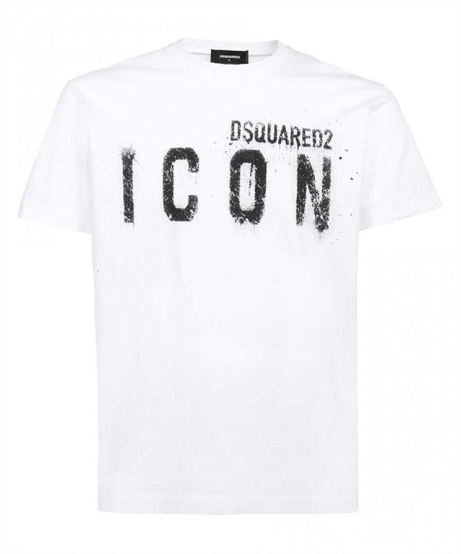 SuperMerchantEU DSQUARED2 Italiaans T-shirt Icon Wit - Maat: XXL