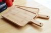 Kakuri Sangyo Bamboo Lunch Plate Cutting Outdoor Cutting Board with Extra 220 x 280 x 15 mm Board, Reversible, Handle, Large, (380)
