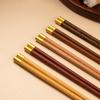5 Pairs Luxury Natural Wood Chopsticks Reusable Non-slip Wooden Chopsticks Set Multi Color Eco-Friendly Healthy Chinese Chop Sticks