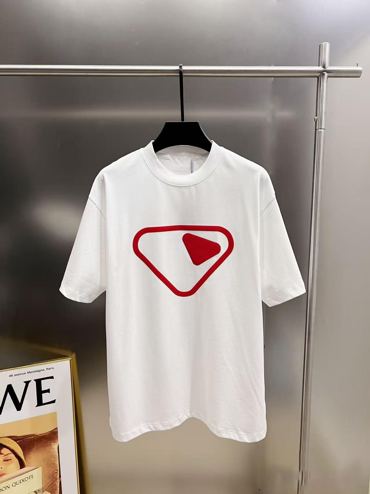 Fashionable and Luxurious Men s T-shirts, Women s T-shirts, Triangular Pattern T-shirts, Cotton T-shirts, and Interesting Shirts S разноцветный