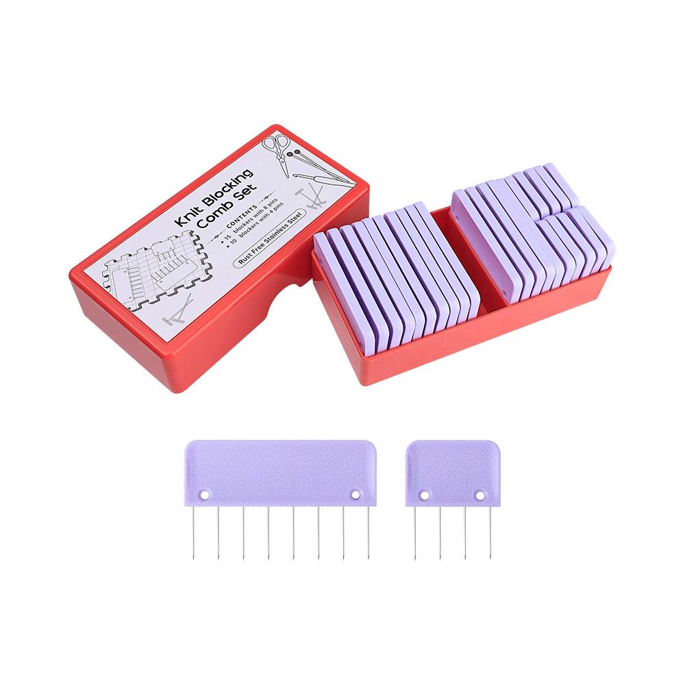 Knitting Shaping Pins for Shawls and Sweaters – 100 Pcs DIY Stitch Removal and Fixing Set