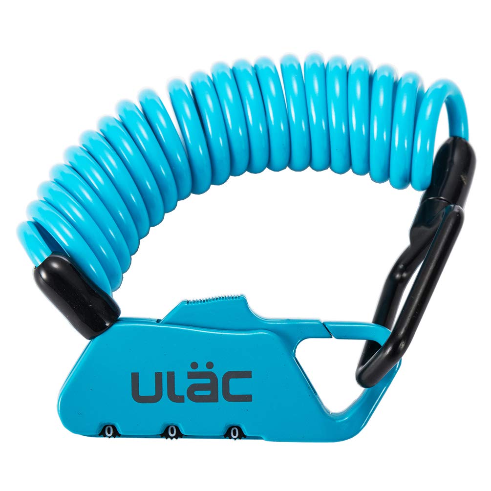 

ULAC Bicycle Wire Lock with Chain Stroller Motorcycle Saddle 1200mm Available in Four Colors Lock, Dial, Lock, Lock, Lock, Lightweight, Portable, синий