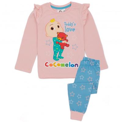 Cocomelon Girls Long-Sleeved Pajamas Set