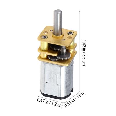 3V-6V Dc Gear Box Motor Short Shaft Torque Durable Metal 40rpm No-Load Speed High Torque Suitable for Rc Models