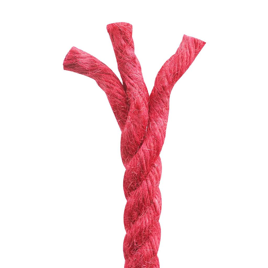 Jute Rope Red 100percent Tossa Jute