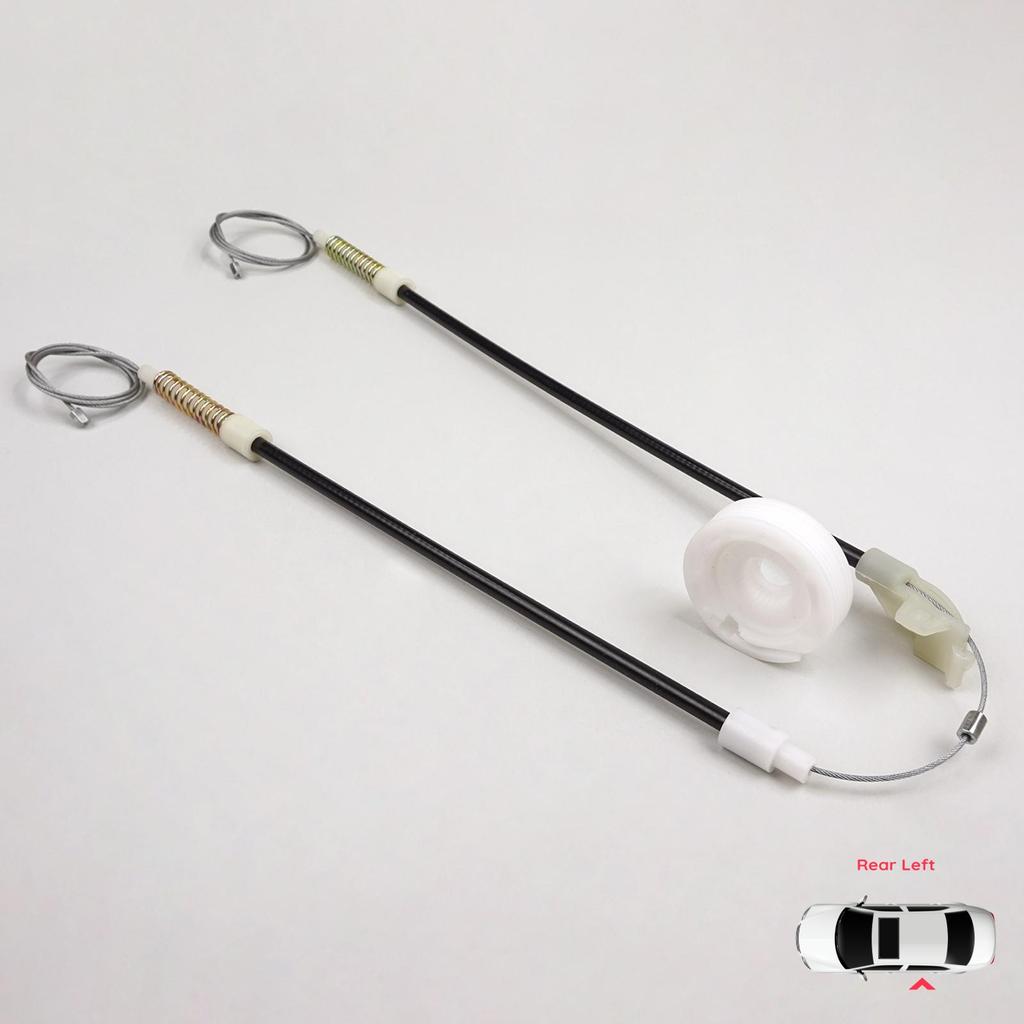 BWR5115 Electric Window Regulator Repair Set Rear Left for VW Golf MK3 1991-1998 5-Door Vento Jetta 1H2 1992-1999 1H4839461A