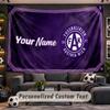Austria Wien FC Personalized Tapestry Support Custom Name, Wall Art Home Decoration