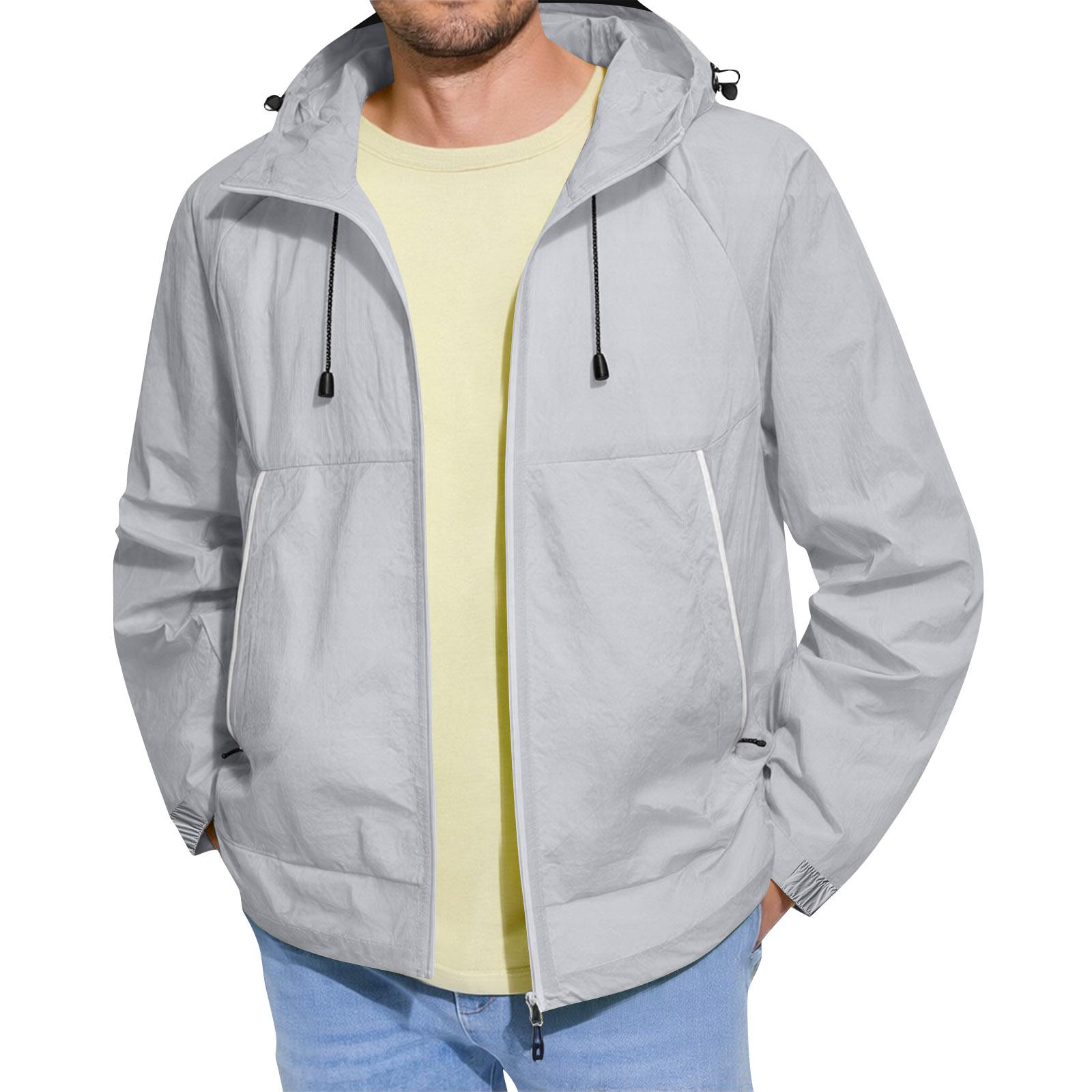 

Men s And Women s Sun-protective Clothing Workwear Jackets Couple Skin Clothing Quick-drying And Breathable Tops XL
