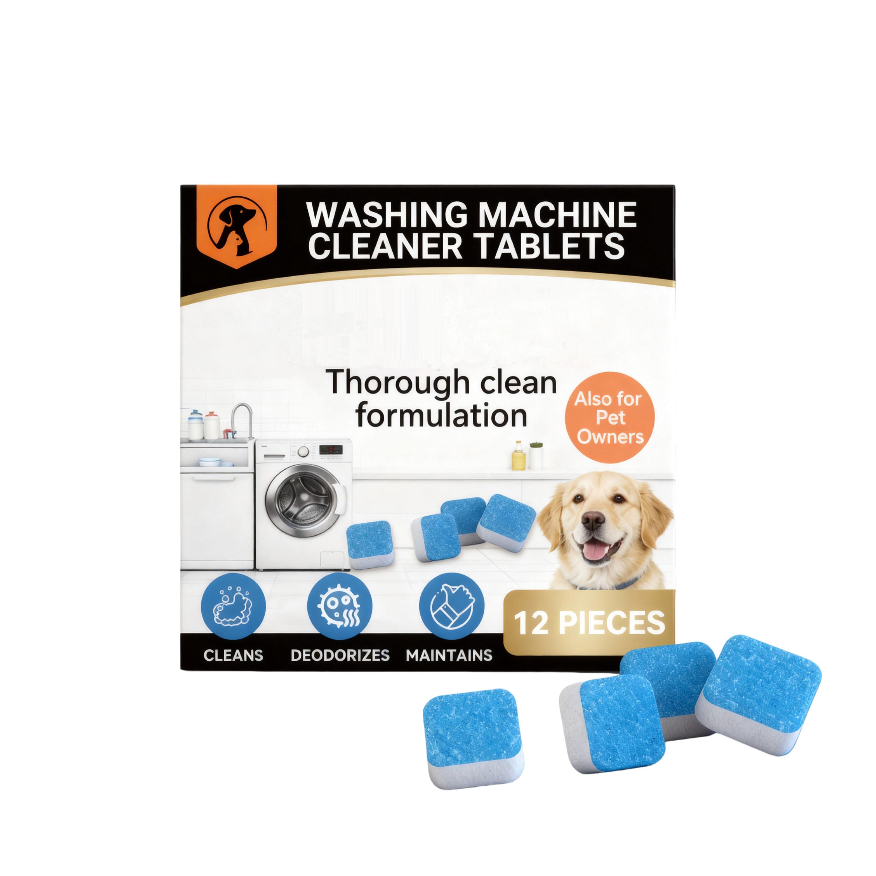 Washing Machine Cleaning Tablets Provide Cleaning For The Washing Machine. They Are Suitable For Daily Cleaning. One Size белый