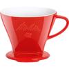Coffee Filter Holder - Melitta - 218974 - Porcelain - Red - Vision Control
