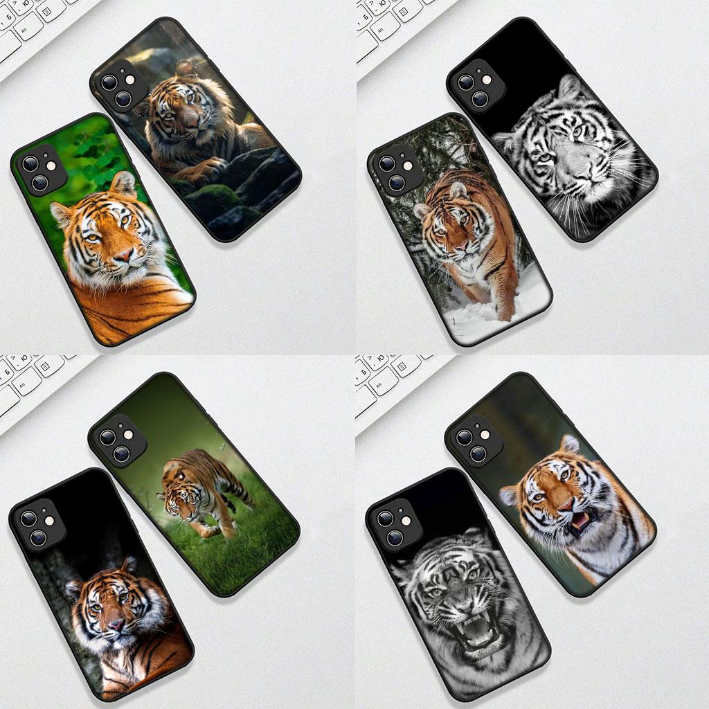 Soft Cover for Samsung Galaxy A05 A06 A14 A50 A51 A52 A12 A13 A17 A70 A07 A25 A26 A56 A23 M53 Coque Phone Case Tiger Lion Art