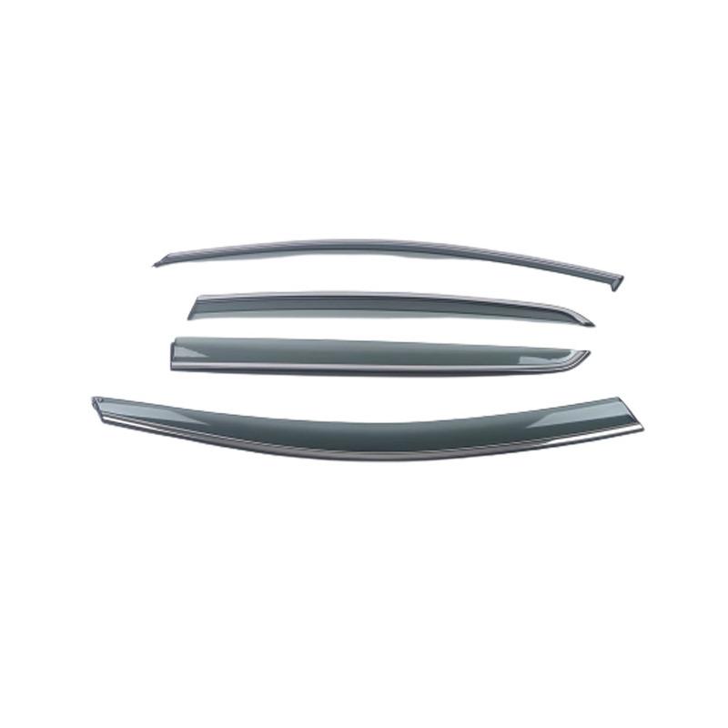 Car Body Plastic Window Glass Wind Visor Rain/Sun Guard Vent Frame Parts 4PCs For VW Volkswagen Golf8 Golf 8