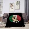 Italian Hand Gesture Sing Language Funny Blanket For Soft Throw Blanket for Picnic Bed Sofa Home Bedroom Cozy Warm Comfortable