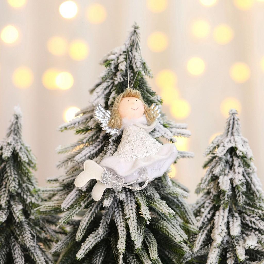 Christmas Tree Feather Angel Ornament Decoration