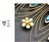European Luxury Peacock Wall Clock for Elegant Living Room Decor
