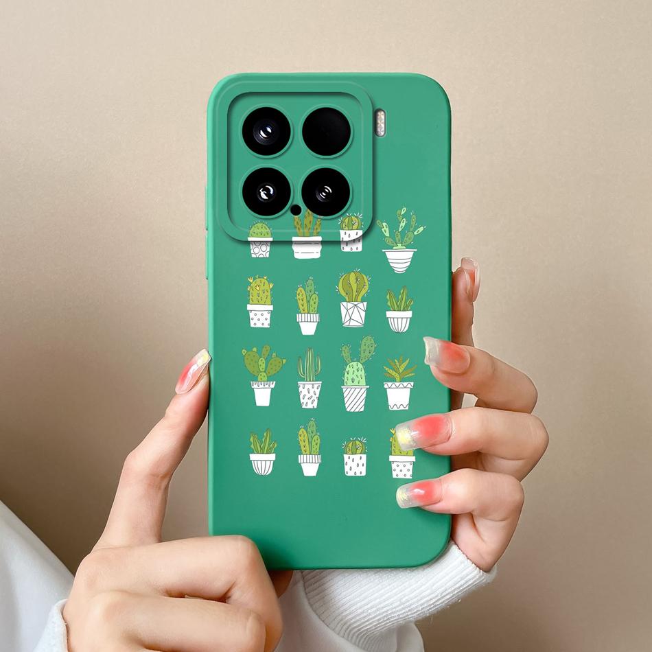 Candy Case For Xiaomi 15 Pro Phone Housing Soft Liquid Silicone Upgrade Full Protection Flowers Back Cover For Xiaomi15 Pro Capa