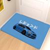 VIKAMA Car Pattern Printed Floor Mat - Durable And Stain-Resistant, Perfect For Entrance Hall Door Mats And Home Decoration
