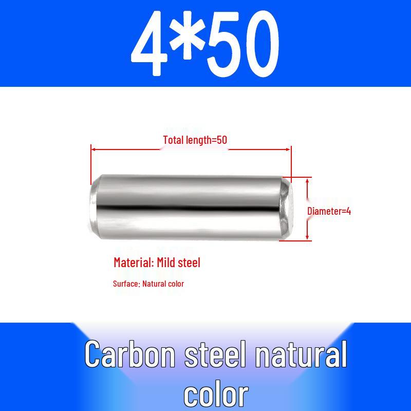 GB119 Iron Cylindrical Positioning Pin - Solid Pin Shaft M3M4M5M6M8M10M12
